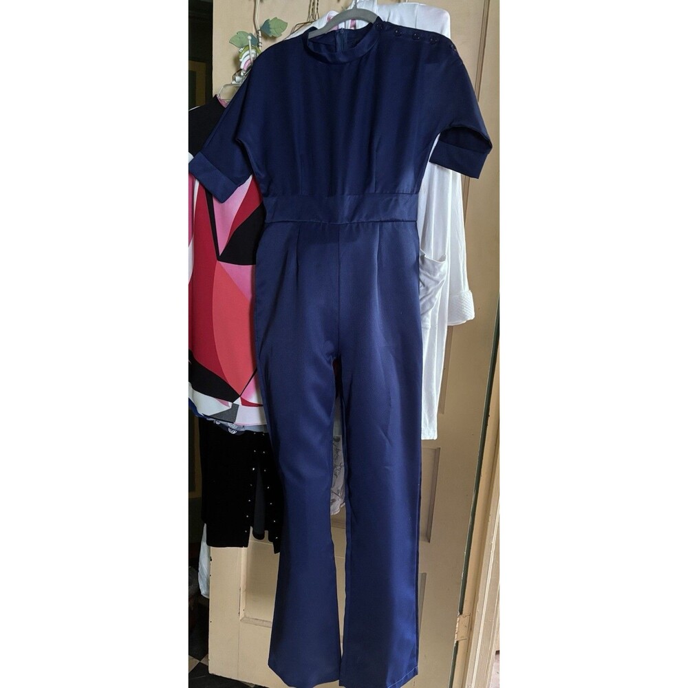 Kivenit High Fashion Size Large Women’s Jumpsuit LinenLook 38” Bust 30” W 36” H